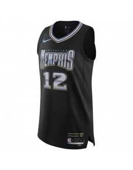 Ja Morant Memphis Grizzlies Nike 2022/23 Authentic Jersey - City Edition - Black