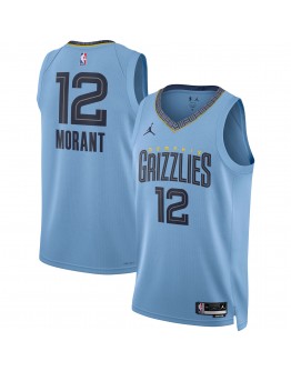 Ja Morant Memphis Grizzlies Jordan Brand Unisex Swingman Jersey - Statement Edition - Light Blue