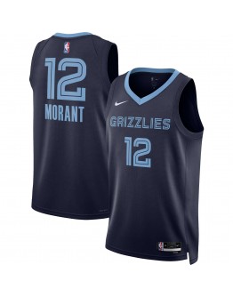 Ja Morant Memphis Grizzlies Nike Unisex Swingman Jersey - Icon Edition - Navy