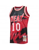 Tim Hardaway Miami Heat Mitchell & Ness Hardwood Classics 1996/97 Hyper Hoops Swingman Jersey - Scarlet