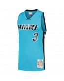 Dwyane Wade Miami Heat Mitchell & Ness Hardwood Classics 2005/06 Tropical Swingman Jersey - Blue