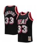 Alonzo Mourning Miami Heat Mitchell & Ness 1996-97 Hardwood Classics NBA 75th Anniversary Diamond Swingman Jersey - Black