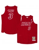 Dwyane Wade Miami Heat Mitchell & Ness 2012 Authentic Player Jersey - Scarlet