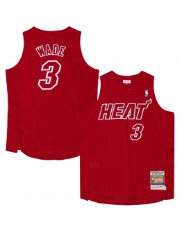 Dwyane Wade Miami Heat Mitchell & Ness 2012 Authentic Player Jersey - Scarlet