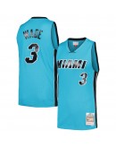 Dwyane Wade Miami Heat Mitchell & Ness Hardwood Classics 2005/06 Tropical Swingman Jersey - Blue