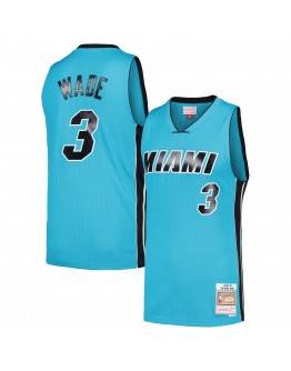 Dwyane Wade Miami Heat Mitchell & Ness Hardwood Classics 2005/06 Tropical Swingman Jersey - Blue