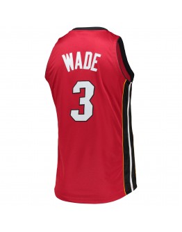 Dwyane Wade Miami Heat Mitchell & Ness 2005-06 Hardwood Classics Authentic Jersey - Red