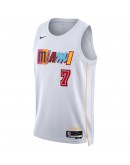 Kyle Lowry Miami Heat Nike Unisex 2022/23 Swingman Jersey - City Edition - White