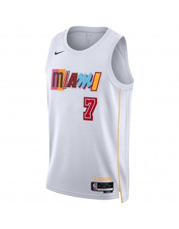 Kyle Lowry Miami Heat Nike Unisex 2022/23 Swingman Jersey - City Edition - White