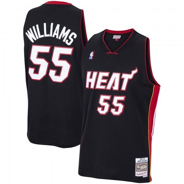 Jason Williams Miami Heat Mitchell & Ness 2005-06 Hardwood Classics Swingman Jersey - Black