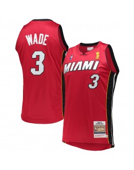 Dwyane Wade Miami Heat Mitchell & Ness 2005-06 Hardwood Classics Authentic Jersey - Red