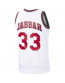 Kareem Abdul-Jabbar Milwaukee Bucks Mitchell & Ness 1971-72 Hardwood Classics Swingman Jersey - White