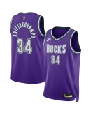 Giannis Antetokounmpo Milwaukee Bucks Nike Swingman Jersey - Classic Edition - Purple