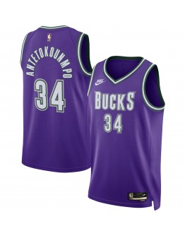 Giannis Antetokounmpo Milwaukee Bucks Nike Swingman Jersey - Classic Edition - Purple