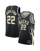 Khris Middleton Milwaukee Bucks Jordan Brand Unisex Swingman Jersey - Statement Edition - Black