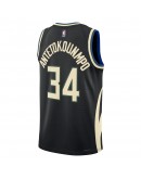 Giannis Antetokounmpo Milwaukee Bucks Jordan Brand Unisex Swingman Jersey - Statement Edition - Black