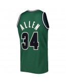 Ray Allen Milwaukee Bucks Mitchell & Ness Hardwood Classics Off-Court Swingman Jersey - Green