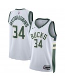 Giannis Antetokounmpo Milwaukee Bucks Nike Unisex Swingman Jersey - Association Edition - White