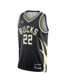 Khris Middleton Milwaukee Bucks Jordan Brand Unisex Swingman Jersey - Statement Edition - Black