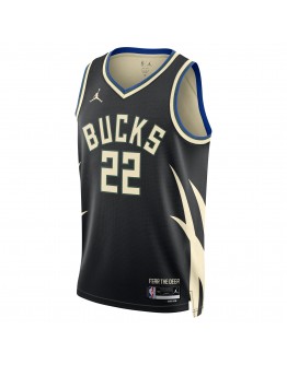 Khris Middleton Milwaukee Bucks Jordan Brand Unisex Swingman Jersey - Statement Edition - Black