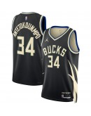 Giannis Antetokounmpo Milwaukee Bucks Jordan Brand Unisex Swingman Jersey - Statement Edition - Black