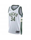 Giannis Antetokounmpo Milwaukee Bucks Nike Unisex Swingman Jersey - Association Edition - White