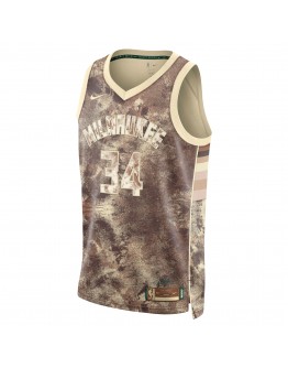 Giannis Antetokounmpo Milwaukee Bucks Nike Unisex Select Series Swingman Jersey - Brown