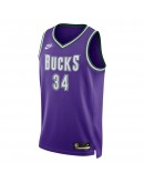 Giannis Antetokounmpo Milwaukee Bucks Nike Swingman Jersey - Classic Edition - Purple