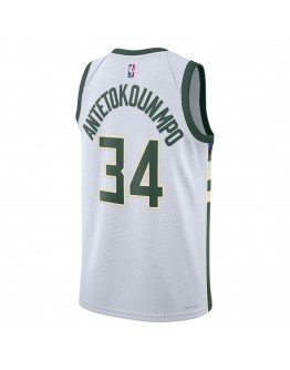 Giannis Antetokounmpo Milwaukee Bucks Nike Unisex Swingman Jersey - Association Edition - White