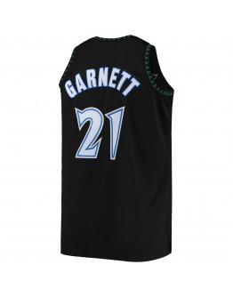 Kevin Garnett Minnesota Timberwolves Mitchell & Ness Big & Tall Hardwood Classics Jersey - Black