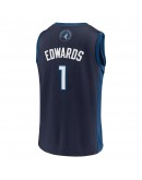 Men's Anthony Edwards Navy Minnesota Timberwolves Team Player Jersey