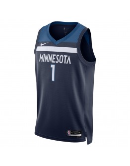 Anthony Edwards Minnesota Timberwolves Nike Unisex Swingman Jersey - Icon Edition - Navy