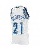 Kevin Garnett Minnesota Timberwolves Mitchell & Ness 1995/96 Hardwood Classics Swingman Jersey - Statement Edition - White