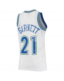 Kevin Garnett Minnesota Timberwolves Mitchell & Ness 1995/96 Hardwood Classics Swingman Jersey - Statement Edition - White