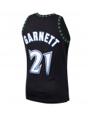 Kevin Garnett Minnesota Timberwolves Mitchell & Ness 1997-98 Hardwood Classics Swingman Player Jersey - Black