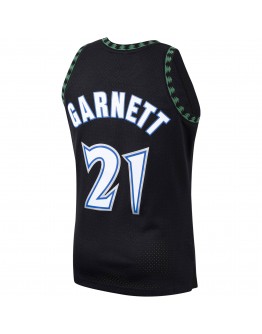 Kevin Garnett Minnesota Timberwolves Mitchell & Ness 1997-98 Hardwood Classics Swingman Player Jersey - Black