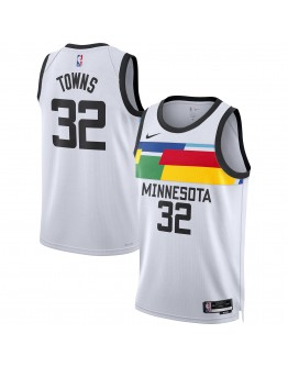 Karl-Anthony Towns Minnesota Timberwolves Nike Unisex 2022/23 Swingman Jersey - City Edition - White