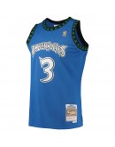 Stephon Marbury Minnesota Timberwolves Mitchell & Ness 1996-97 Hardwood Classics Swingman Jersey - Blue