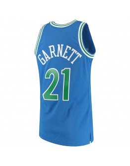 Kevin Garnett Minnesota Timberwolves Mitchell & Ness 1995-96 Hardwood Classics Swingman Jersey - Blue