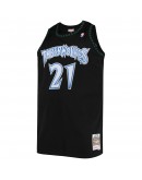 Kevin Garnett Minnesota Timberwolves Mitchell & Ness Big & Tall Hardwood Classics Jersey - Black