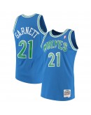 Kevin Garnett Minnesota Timberwolves Mitchell & Ness 1995-96 Hardwood Classics Swingman Jersey - Blue