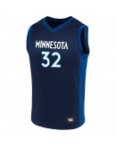 Men's Karl-Anthony Towns Navy/Blue Minnesota Timberwolves Replica Jersey