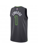 Anthony Edwards Minnesota Timberwolves Jordan Brand Unisex Swingman Jersey - Statement Edition - Charcoal