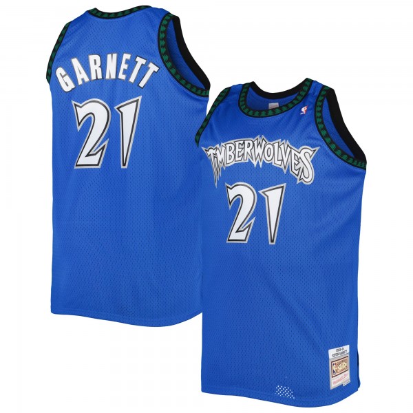 Kevin Garnett Minnesota Timberwolves Mitchell & Ness Big & Tall Hardwood Classics 2003/04 Swingman Jersey - Blue