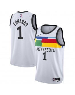 Anthony Edwards Minnesota Timberwolves Nike Unisex 2022/23 Swingman Jersey - City Edition - White