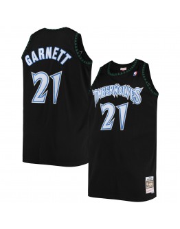 Kevin Garnett Minnesota Timberwolves Mitchell & Ness Big & Tall Hardwood Classics Jersey - Black