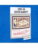 Kevin Garnett Minnesota Timberwolves Mitchell & Ness Hardwood Classics 1995/96 Split Swingman Jersey - Black/Blue