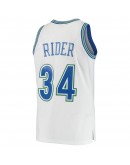 Isaiah Rider Minnesota Timberwolves Mitchell & Ness 1995-96 Hardwood Classics Swingman Jersey - White