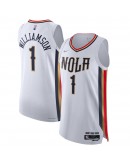 Zion Williamson New Orleans Pelicans Nike 2021/22 Swingman Jersey - City Edition - White