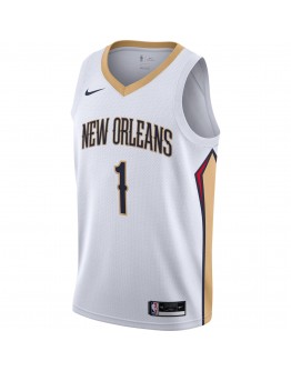 Zion Williamson New Orleans Pelicans Nike 2020/21 Swingman Jersey - White - Association Edition